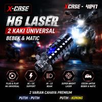Gambar X-Case Lampu Utama Led H6 M5 Laser Motor Universal Beat Satria Ninja 150 SS Putih Kuning Senja Biru  Motorcycle - PUTIH/KUNING dari Xcase Indonesia Kota Administrasi Jakarta Barat 1 Tokopedia