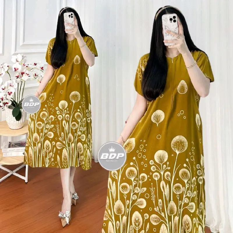 DASTER VIRAL Wanita Rayon Pendek Busui 1