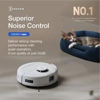 Gambar ECOVACS DEEBOT MINI Robot Vacuum Cleaner Compact But Powerful | LDS LiDAR & Line Laser | ZeroTangle 2.0 Anti-Tangle Tech | Vakum Sapu Mop Pel - Purple dari Ecovacs Indonesia Kota Tangerang 4 Tokopedia