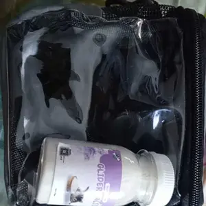 TRAVEL OVAL TRANSPARANT WATERPROOF TRAVEL POUCH BONDING POUCH TAS