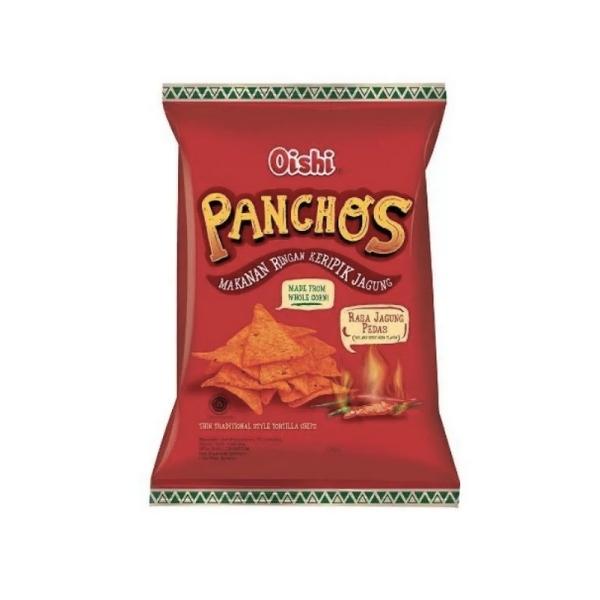 Gambar OISHI PANCHOS JAGUNG PEDAS 140 GR dari Hypermart Gading Serpong Kab. Tangerang Tokopedia