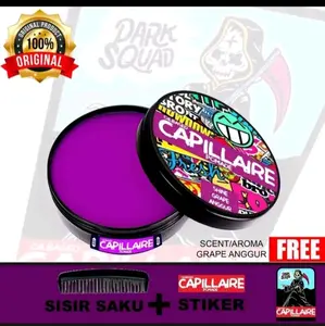 Capillaire Pomade Cappillaire Oilbased Free Sisir Scent Aroma Grape Anggur Original Product 100% el oil based warna rambut