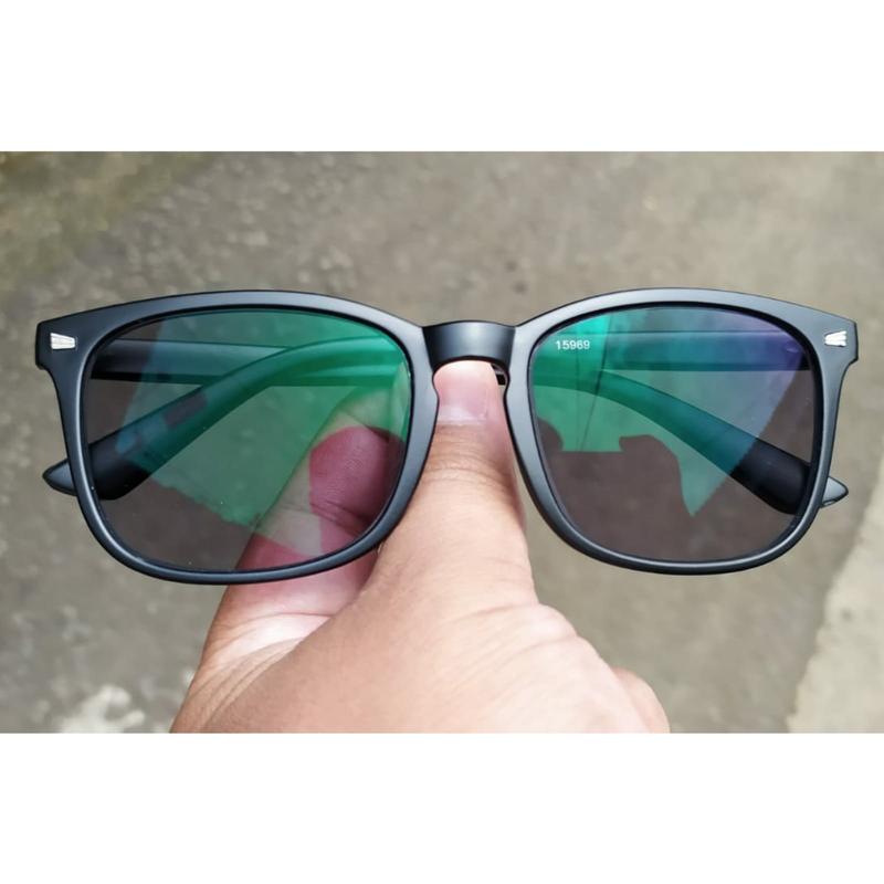 kacamata Frame k9 doff Lensa Blueray Photocromic bluechromic progresif murah 3 2
