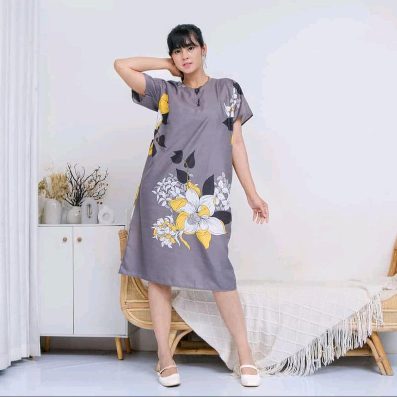 DASTER MECCA STANDAR DAN JUMBO BAHAN POLY RAYON Wanita Pendek 4