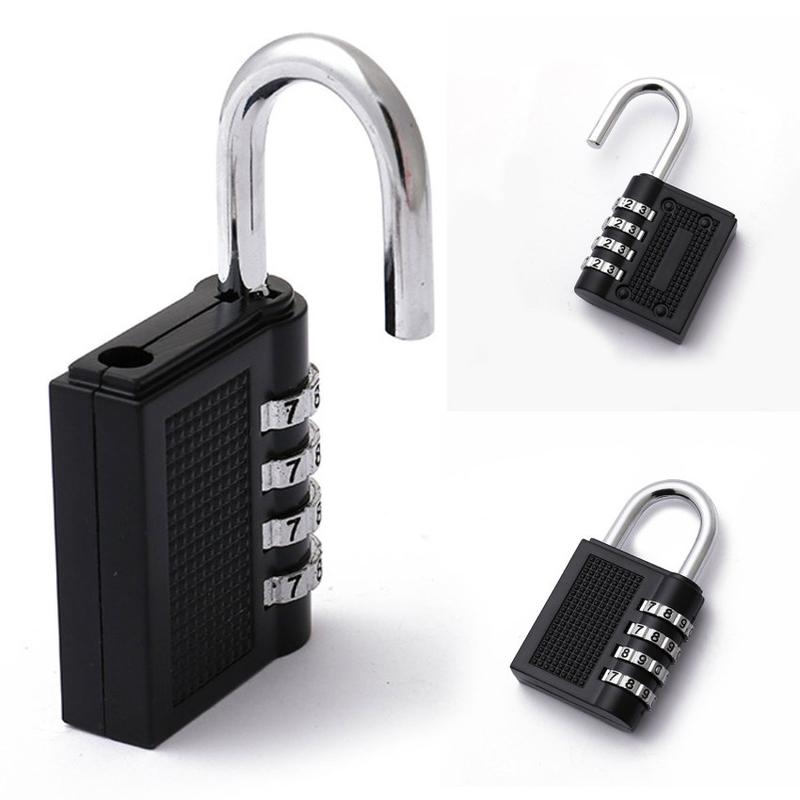 Product Introduction of Khóa Kết Hợp Chữ Số 4 Mặt Số Hạng Nặng, Khóa An Ninh Chịu Thời Tiết, Khóa Mã An Toàn Cho Phòng Tập Thể Dục Ngoài Trời, Màu Đen, 80X40X14Mm 16