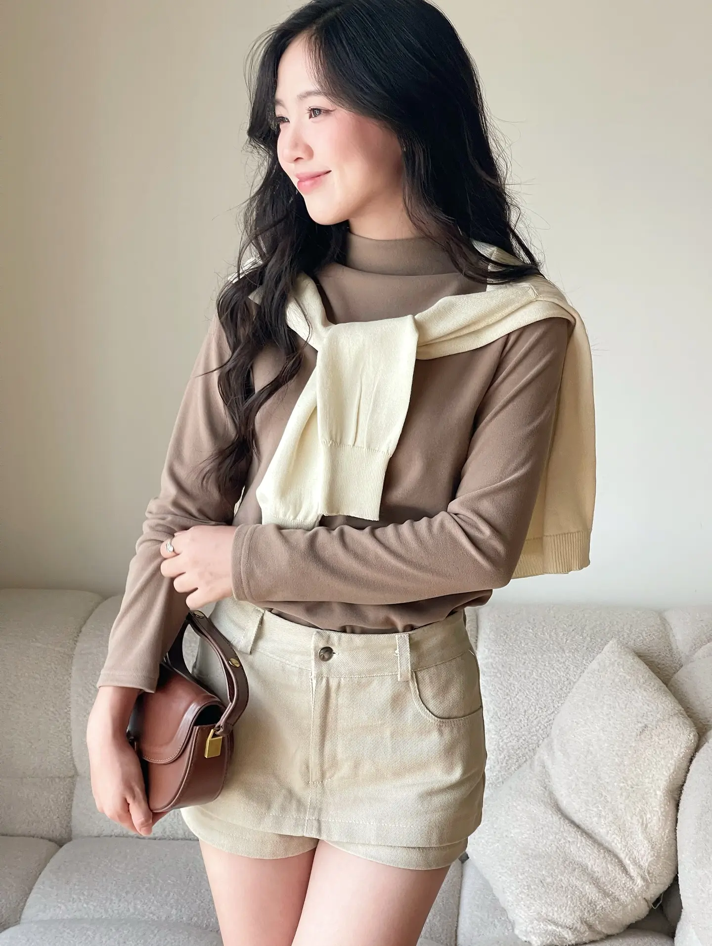 Áo Giữ Nhiệt Lông Thỏ Dài Tay, Áo Thun Cổ 3 Phân Giữ Ấm Chất Vải Dày Dặn Miho House | BigBuy360 - bigbuy360.vn