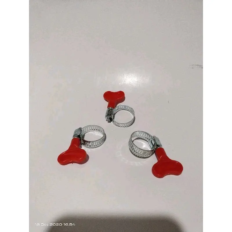 Cincin Klem Selang Kupu Kupu untuk Segala Ukuran Selang dengan Model Kupu Kupu