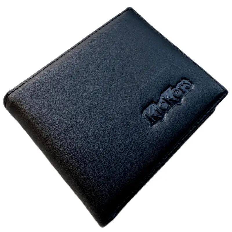 Dompet Pria Kulit Sapi Kickers Simpel Elegan 6+2 Slot Kartu Resleting - Barang Baru Uang Koin Masuk 0
