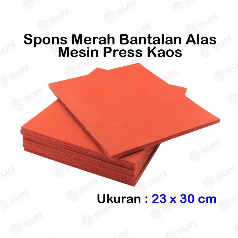 Spons / Busa Tahan Panas untuk Alas Mesin Press Sablon Kaos 3