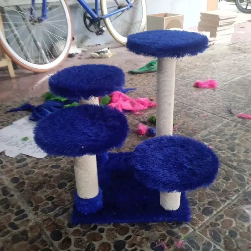 CONDO KUCING - MAINAN KUCING KITTEN MELONCAT DAN MEMANJAT -CAT CONDO kasur 1