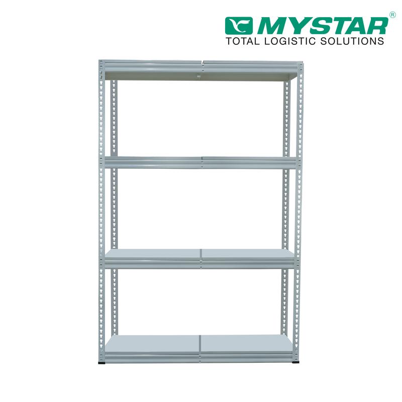 Original Advanced Adjustable MYSTAR Multiple Removeable Metal Shelves Boltless Rack for Bomb Shelter and Storeroom | 1800mm Height | Singapore Local Stock | 2