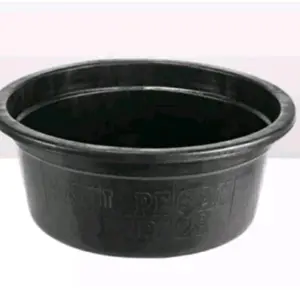 Bak Karet Hitam Ukuran Jumbo Serba Guna Baskom Plastik