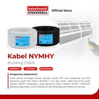 Gambar Kabel Metal - Kabel NYMHY 3x2.5 mm 100 Meter Serabut Tembaga KMI SNI - Hitam (H05VV-F) dari Kabelmetal Indonesia Kota Administrasi Jakarta Timur 3 Tokopedia