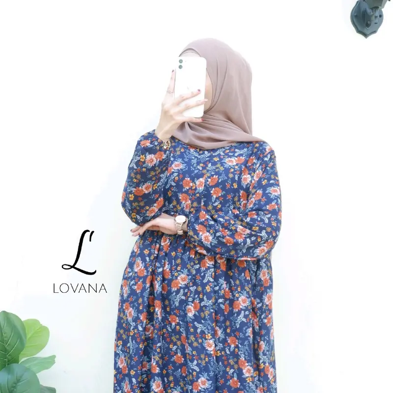 Arsy Midi Dress Rayon Premium Lovana Indonesia 4