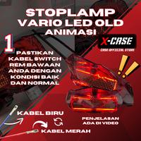 Gambar X-Case Lampu Stop Running Animasi Vario Led Old 2015 - 2017 Magnet 17 Mode Animasi Otomatis  Bulat Kotak Motorcycle Stoplamp Motor WD 197 - ICEBLUE, TANPA FLASHER dari Xcase Indonesia Kota Administrasi Jakarta Barat 5 Tokopedia