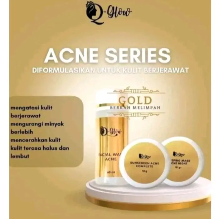 PAKET Q-GLOW (ACNE SERIES) ORIGINAL