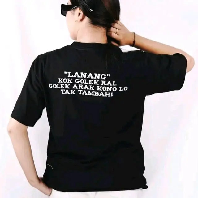 KAOS  KATA KATA  LANANG KOK GOLEK RAI 1