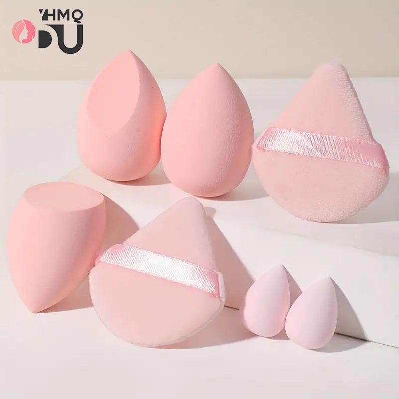 Bộ Mút Đánh Phấn Trang Điểm Trộn Kích Thước Sử Dụng Khô Và Ướt Thích Hợp Cho Kem Nền Phấn Phủ Và Phấn Đánh Mút Mỹ Phẩm Dành Cho Phụ Nữ Dụng Cụ Trang Điểm