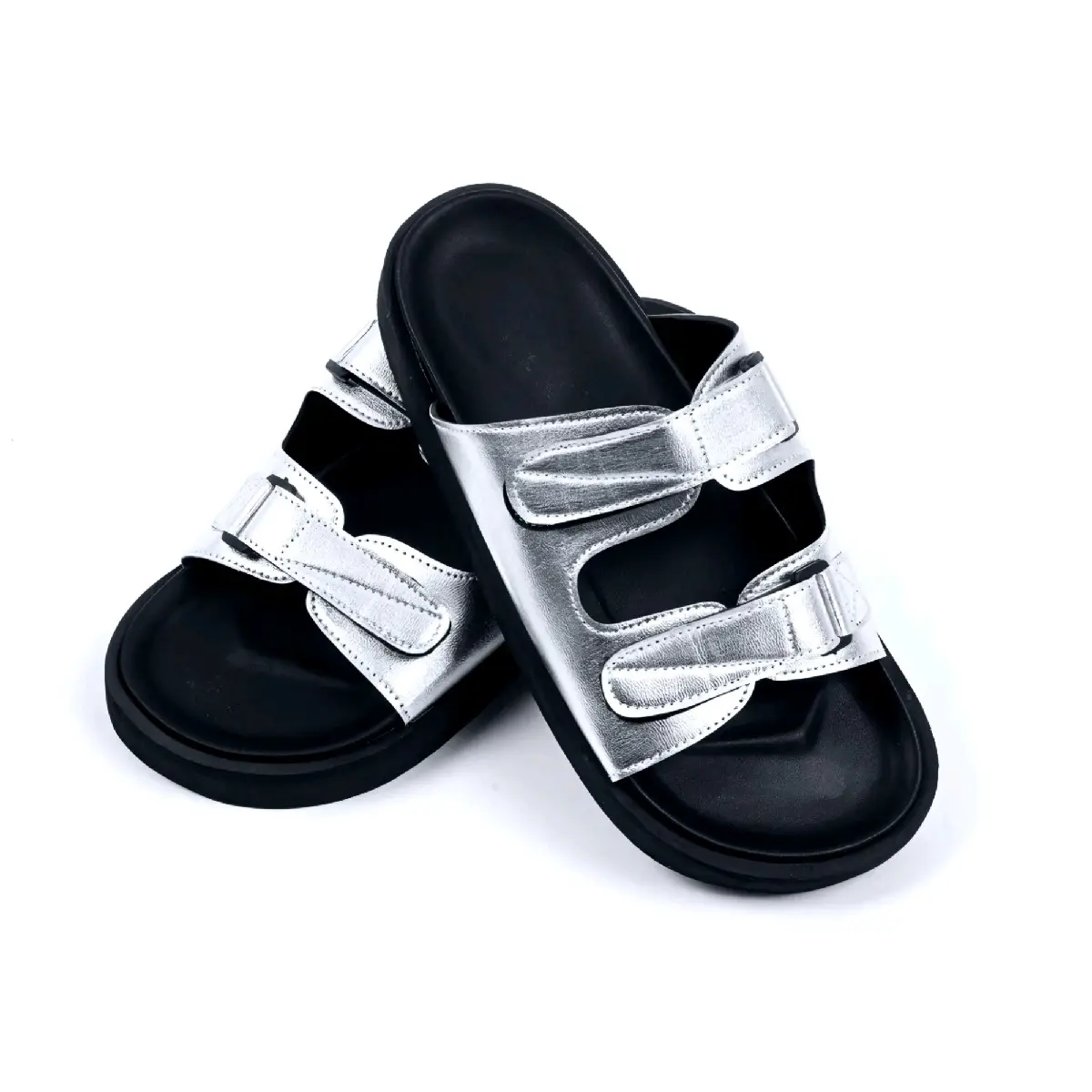 Sandal Flatfrom Wanita Kekinian Sendal Selop Cewek Karet Shoes Perempuan