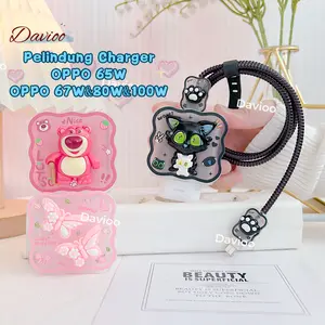 Pelindung Charger FOR OPPO&REALME 65W&67W/80W/100W | Set 5 Item Paket Cover Pelindung Kabel & Kepala Charger Untuk Charger FOR OPPO&REALME 65W&67W/80W/100W