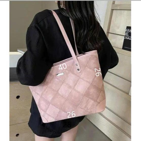 Túi Xách Nữ size Lớn  Đeo Vai Cầm Tay  Phối Xịch Cao Cấp Đi Tiệc Đi Chơi Sang Chảnh26x26x40