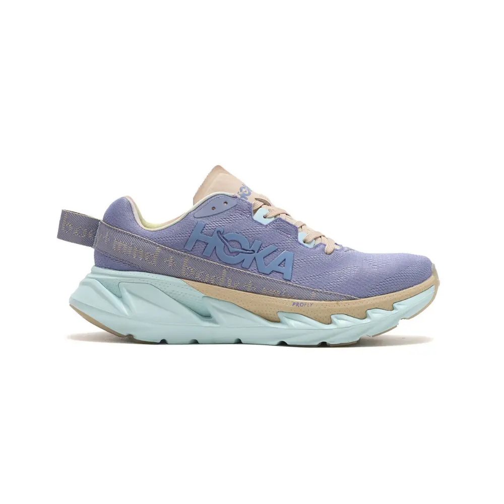 PROMO Sepatu Lari Wanita Hoka One Elevon 2 Mental Health Pack Purple Impression Blue Outdoor Running