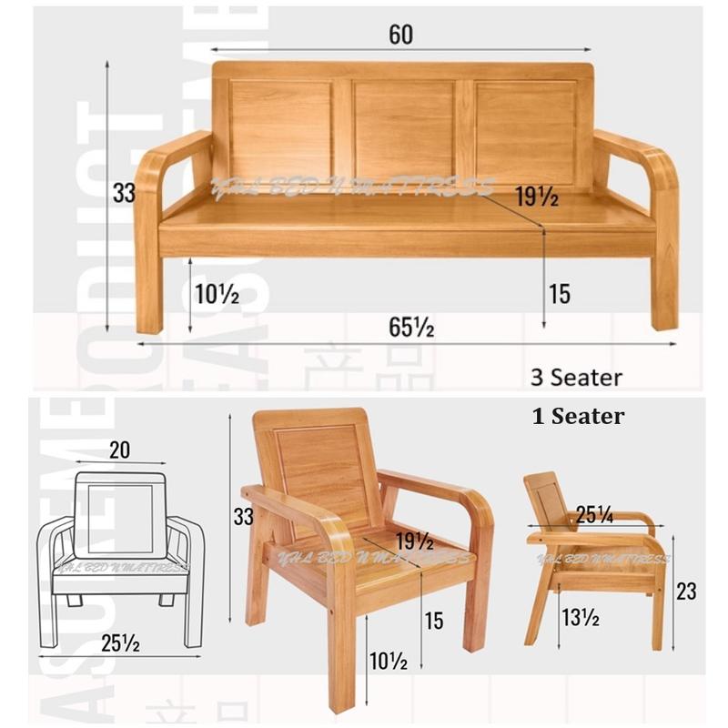 YHL New Fully Solid Wood Sofa 2
