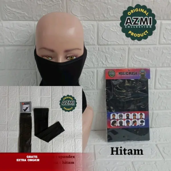 Masker Buff-Buff Azmi-Deker lengan-Buff murah-Buff-Buff Masker-Masker Motor Premium-Bandana-Manset-Manset hitam-Buff Azmi original-Buff Premium