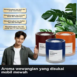 Pewangi mobil padat aroma teh salju gunung dengan kesan segar alami, mengandung ekstrak bunga putih dan daun teh asli. Menghilangkan kelembapan buruk di kendaraan tanpa meninggalkan aroma kimia yang menusuk. Sesuai untuk semua pengguna Motorcycle Car