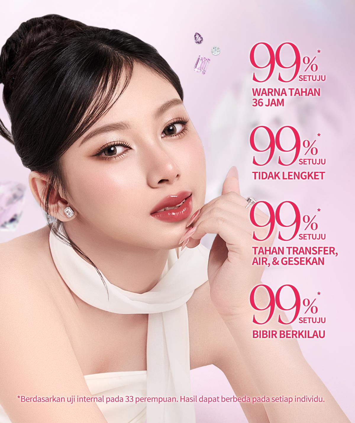 【NEW LAUNCH】BNB Barenbliss Aura Mood Transferproof Vinyl Lip Cream 2.5 ml - Tahan Lama 36 Jam Deep Moisture Lock Ringan Hi-Pigmented Lip Vinyl Lip Tint Lipgloss 7X Gemstone Mineral Care Waterproof Tidak Lengket cocok Untuk Two tone Lips Lipstick