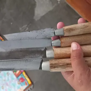 4pcs pisau dapur 2 tiger tanggung, 2 bali pendek