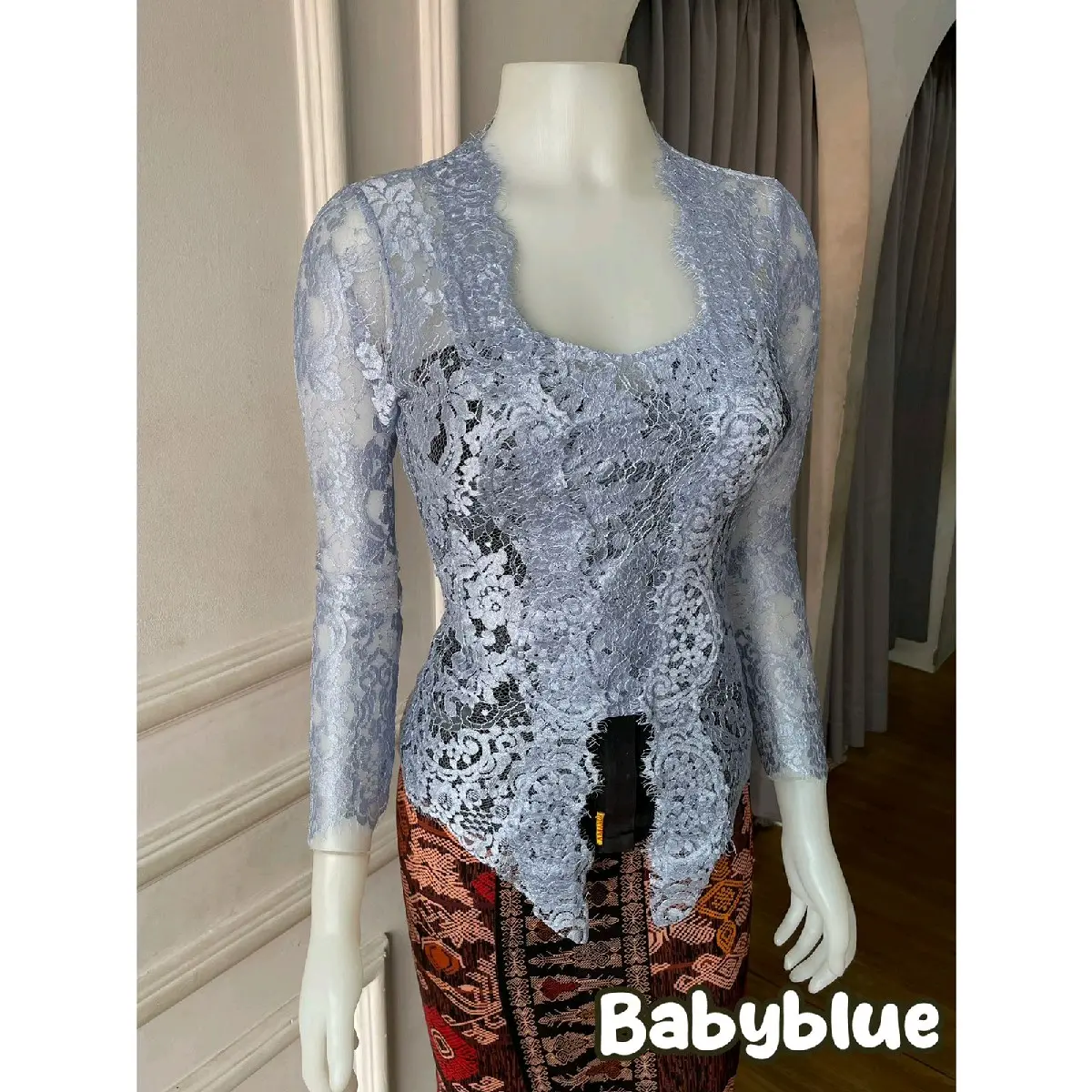 Kebaya Brokat Metalik Ringgit Avisa ver.2 Atasan Cantik