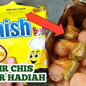 chish ball chiki (1 renceng isi 10) dan ( 1 dus isi 40)