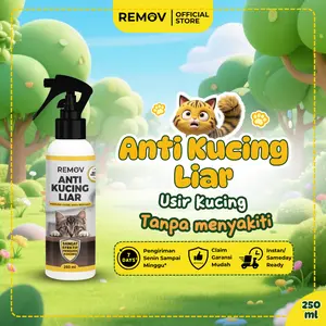 Remov Spray Anti Kucing Liar Usir Kucing Tanpa Menyakiti 250 Ml Mengusir Kucing Liar & Nakal, Anti Spraying/Pipis Sembarangan