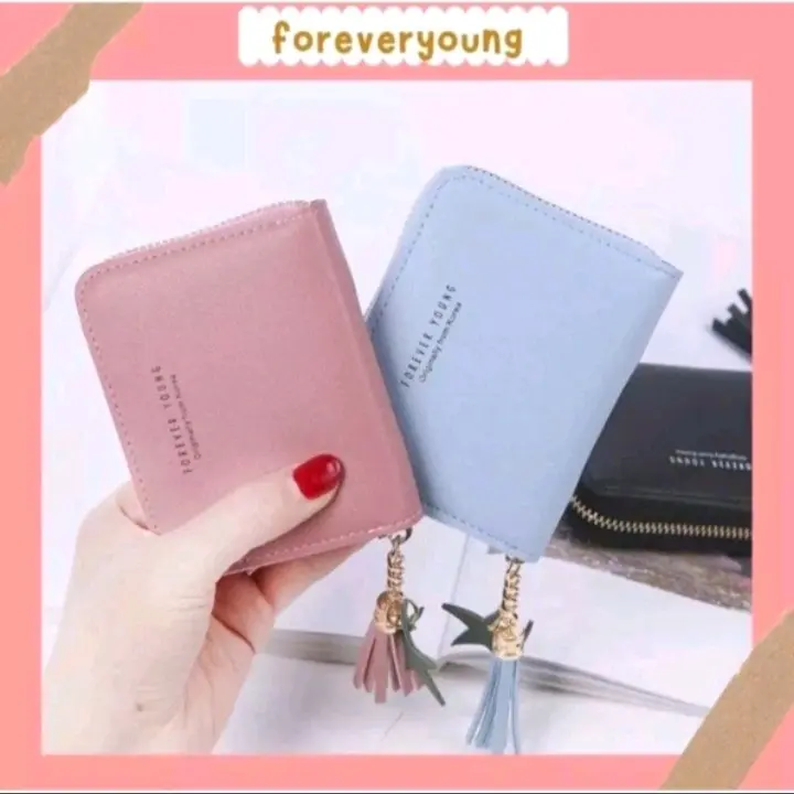 DOMPET WANITA D03 KELLY BELLY MINI FOREVER YOUNG WOMEN WALET KOREAN