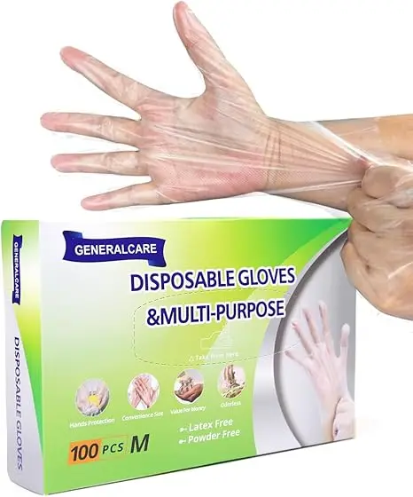 Disposable TPE Cooking Gloves, Ideal for Cleaning and Food Prep, Latex & Powder Free, Food safe