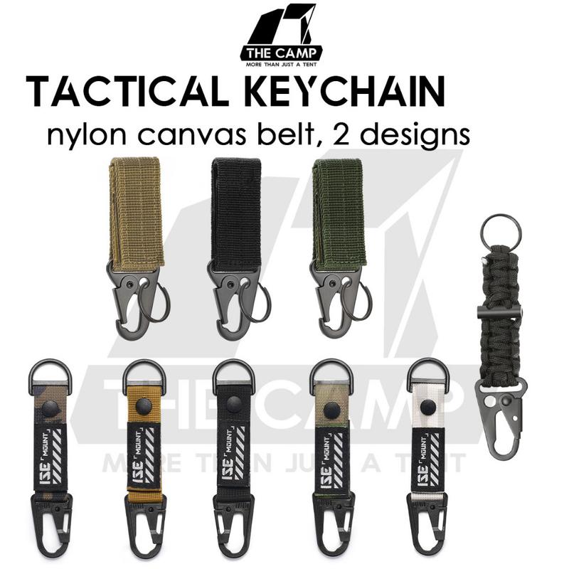 Tactical Keychain Nylon Canvas Men Belt Velcro Outdoor Camping - TikTok ...