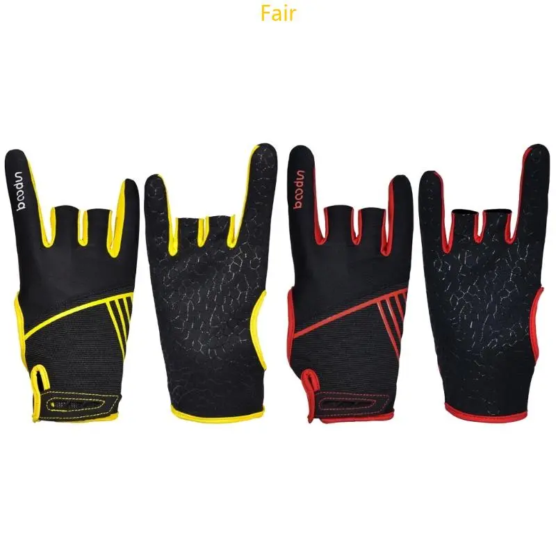 Fair Breathable Elastic Bowling Gloves Half Finger Instrument Sports Gloves Mittens Grip Protective Gloves Bowling suppl