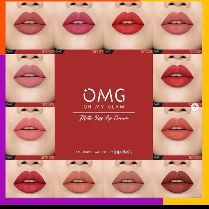 OMG Oh My Glam Matte Kiss Lip Cream- Original