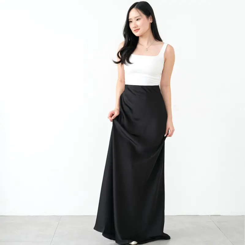 [JENN&ROSE] HILDA MAXI SATIN SILK SKIRT | Rok Satin 110CM 4