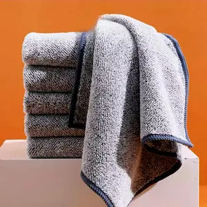 Kain Lap Microfiber Abu Abu Kain Lap Dapur Ajaib Meja Bebas Minyak Hand Towel BN6KNL Kain Lap Microfiber Abu Abu Kain Lap Dapur Ajaib Meja Bebas Minyak Hand Towel BN6KNL