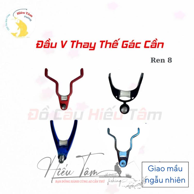 Phụ Kiện Gác Cần Đầu V Gác Cần Câu Đài ren ốc 8 phù hợp với tất cả loại gác cần đài