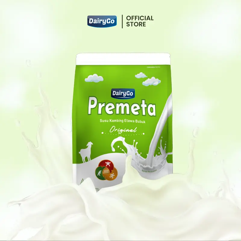 Susu Kambing Etawa Bubuk Original 1 kilogram Atasi Asma Infeksi Paru-Paru TBC dan Masalah Pernapasan Lainnya / Aman Untuk Diabetes / Premeta Original 6