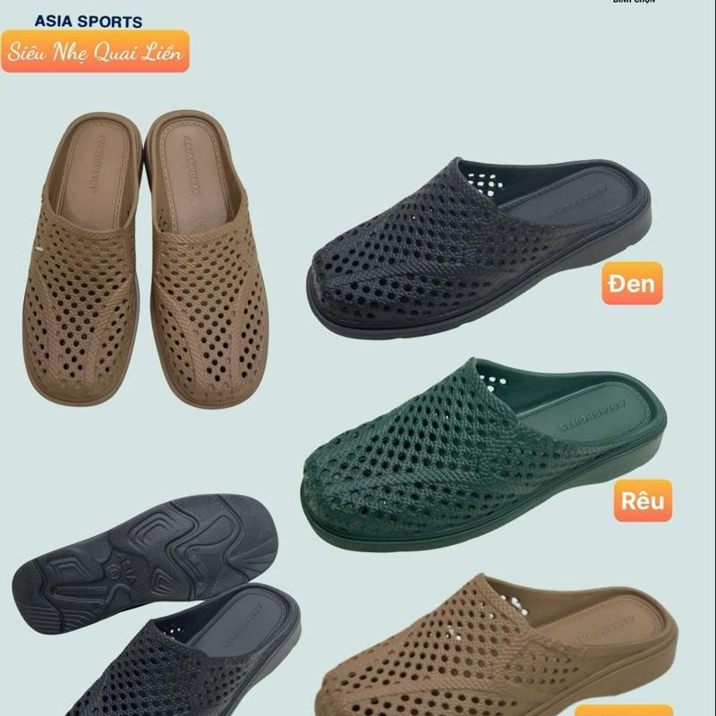 Dép tổ ong ASIA bít đầu siêu nhẹ siêu bền thoáng khí dế dày 3cm.