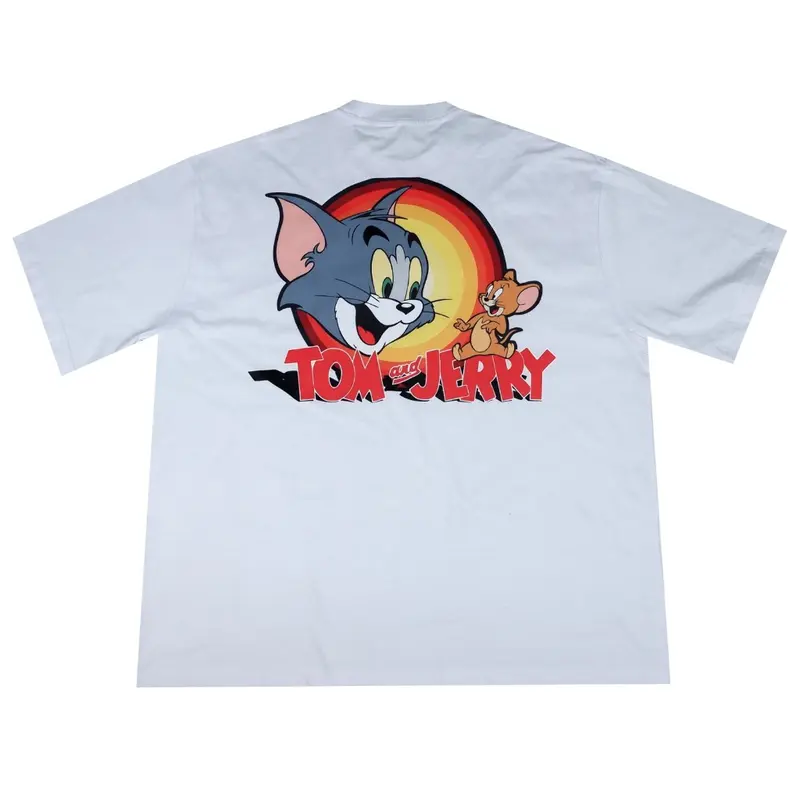 TOM AND JERRY KARTUN COMIC KAOS OVERSIZE COMBED 20S 4