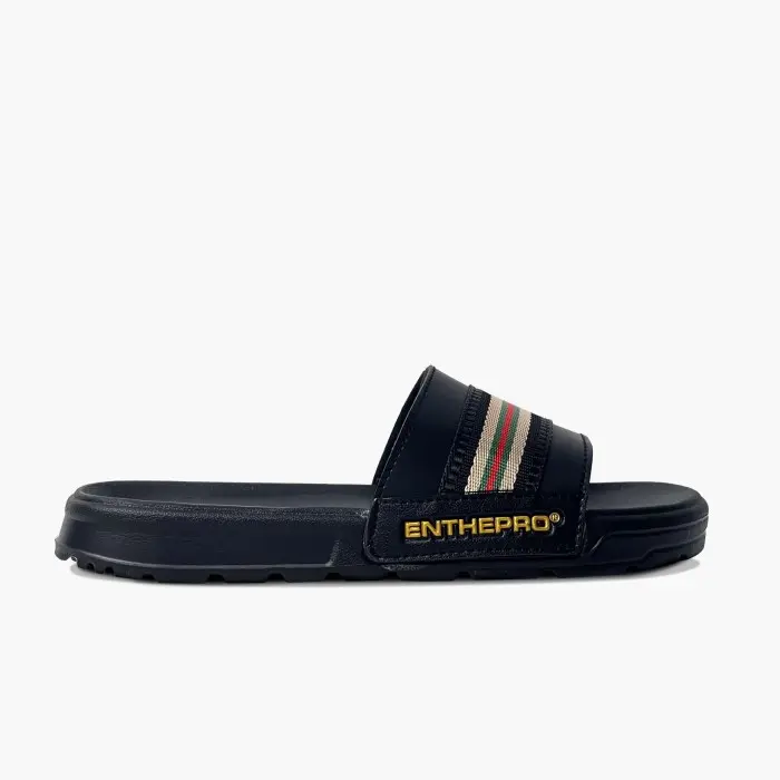 ENTHEPRO 39-43 Sandal Slide Pria Proslide Elvio Black - Sandal Selop 3