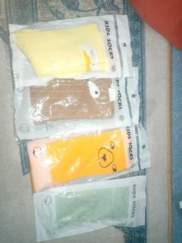 Product Review of [COD] SK P211 Kaus Kaki Panjang Anak  Polos Model Jaring Korea Anti NyamukLucu Nyaman from Y**💞 0