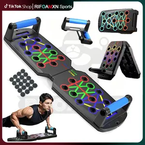 RIFOAMXN Promo Spesial Ramadan - Papan Push-Up Multifungsi Rumahan, Tingkatkan Efisiensi Latihan di Rumah, Perkuat Otot Dada. Sistem Fitnes Portabel, Cocok untuk Berbagai Bentuk Tubuh.