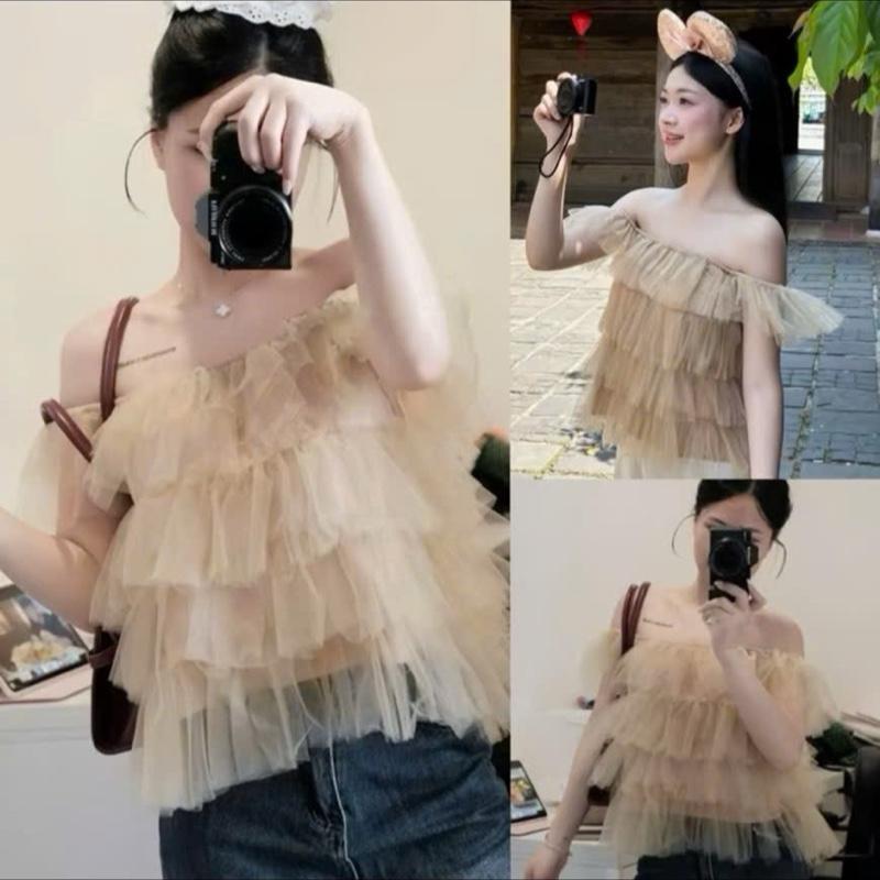 ÁO NƠ LƯỚI TẦNG TRỄ VAI bigsize 48-90kg