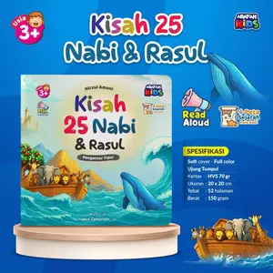 Kisah 25 Nabi & Rasul Pengantar Tidur Arafah Kids Buku Edukasi Anak untuk Proses Tidur dengan Kisah Menarik